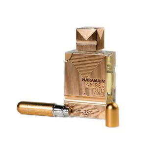 Al Haramain Extrem Gold Edition, Al Haramain Gold EDP, Luxury Arabian Perfume, Unisex Fragrance, Woody Oriental Perfume, Long-Lasting Scent.
